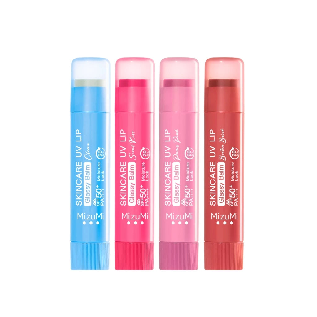 ⛔️ (Pre-order) MizuMi UV lip glassy balm spf50+ pa+++ลิปบาล์มกันแดด 3.5g (มีเบอร์ให้เลือก)