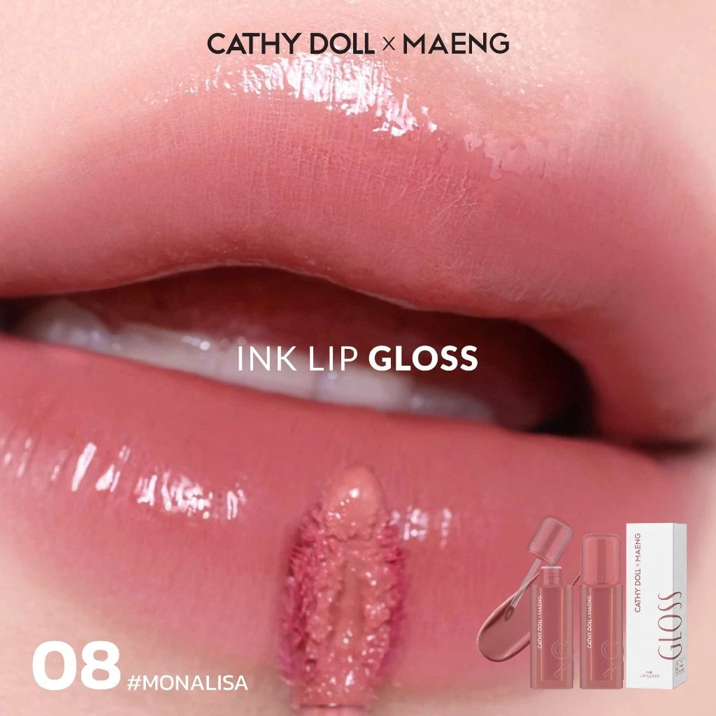 (Pre-order) Cathy Doll x Maeng Ink Lip Gloss 3.2g ลิปกลอสเนื้อฉ่ำ (มี10เฉดให้เลือก)