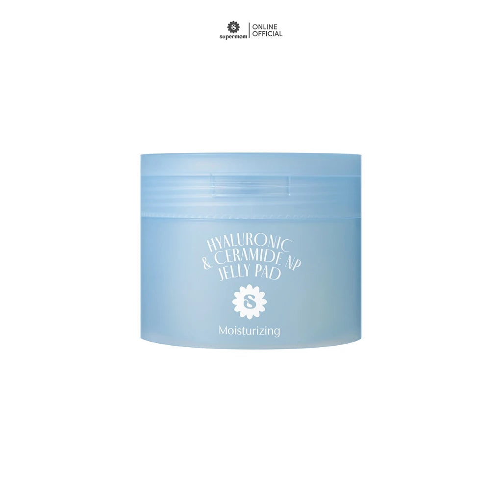 (Pre-order) SUPERMOM JELLY PAD Toner Pad &amp; Mini Mask โทนเนอร์แพดเนื้อเจลลี่ 60แผ่น
