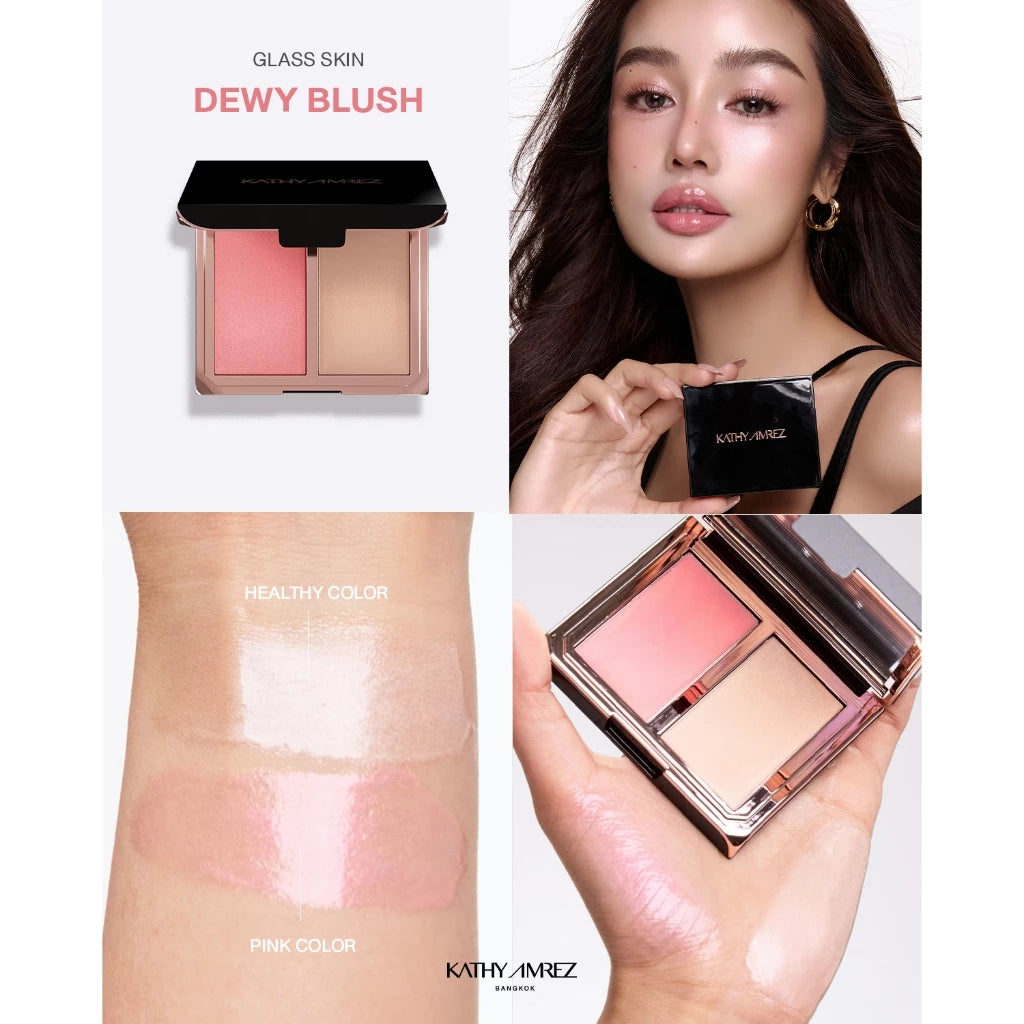 ⛔️ (Pre-order) KATHY AMREZ Glass Skin Dewy Blush บลัสบาล์มบำรุงผิว ผิวโกลว์สวย 9g.