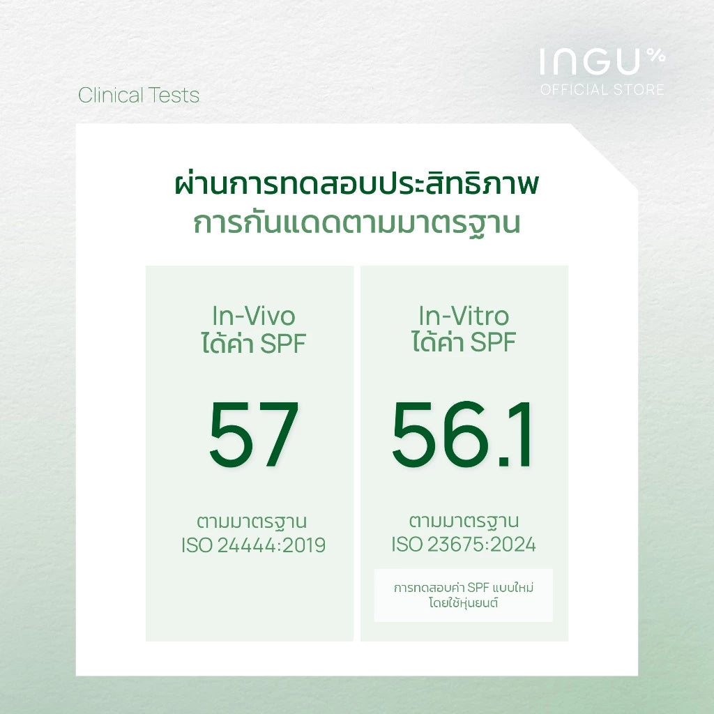 Ingu BluVlite Matte Sunscreen SPF 50+ PA++++ + Biome Balance กันแดดสูตรแมตต์ คุมมัน ปกป้อง UVA/UVB 50g 💚