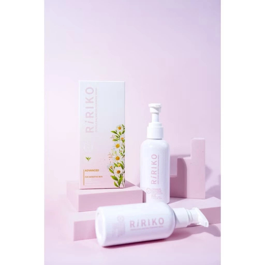 RIRIKO Gentle Balancing Feminine Wash ผลิตภัณฑ์ทำความสะอาดจุดซ่อนเร้นผู้หญิง 150ml.