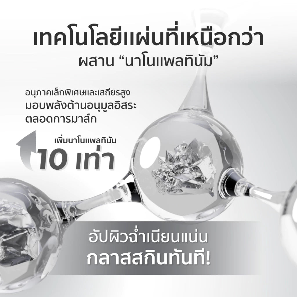 ⛔️ (Pre-order) Her Hyness Nano Platinum Mask (Baby Skin)มาส์กนาโนแพลทินัม บูสต์ผิวเด็ก 7 แผ่น