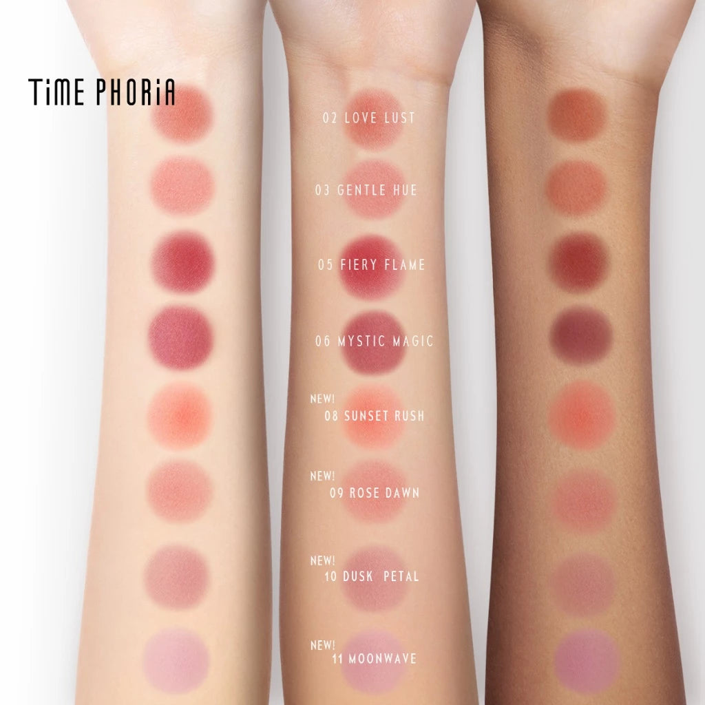 ⛔️ (Pre-order) TIME PHORIA Pandora Cheek Liquid Blush บลัชออนลิควิด เนื้อบางเบา 5g.