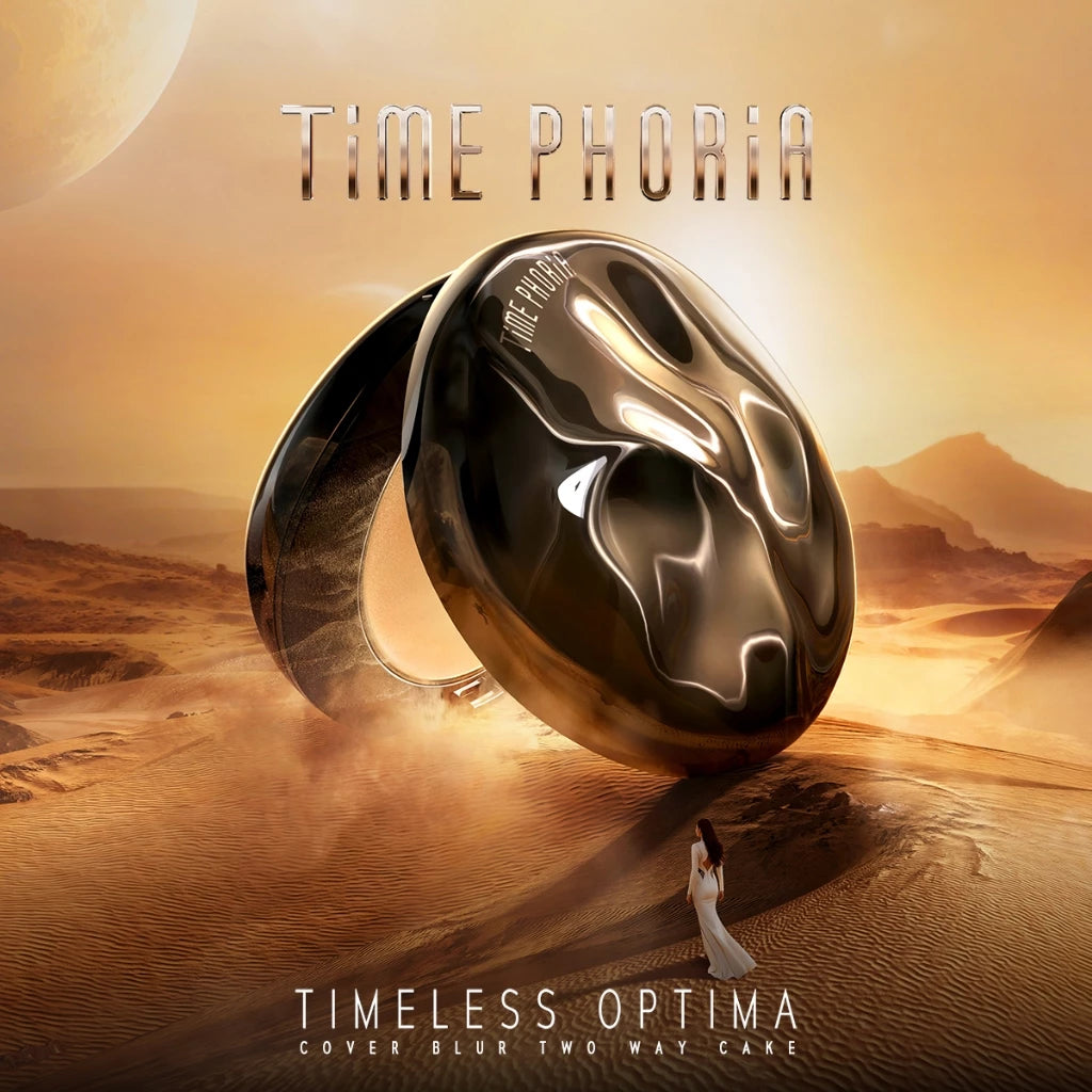 ⛔️ (Pre-order) TIME PHORIA Timeless Optima Cover-Blur Skin Perfection Powder Foundation รองพื้นแป้ง แตะเดียวจบ 8.5g.