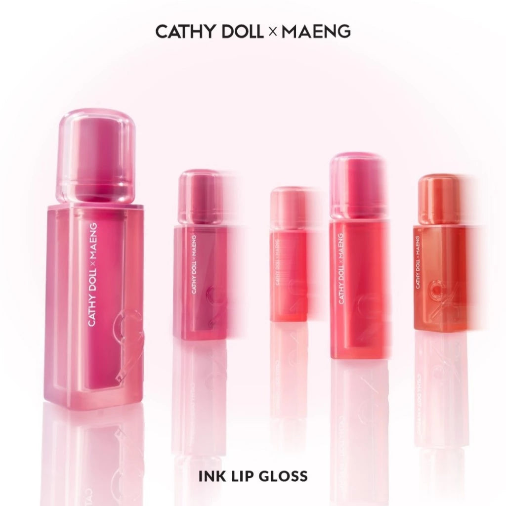 (Pre-order) Cathy Doll x Maeng Ink Lip Gloss 3.2g ลิปกลอสเนื้อฉ่ำ (มี10เฉดให้เลือก)