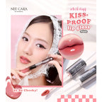 ⛔️ (Pre-order) NEE CARA N418 Kiss-Proof Lip Gloss เนื้อบางเบา ชุ่มชื้น ไม่หนักปาก ลิปโกลว์วาว 2in1 6g.