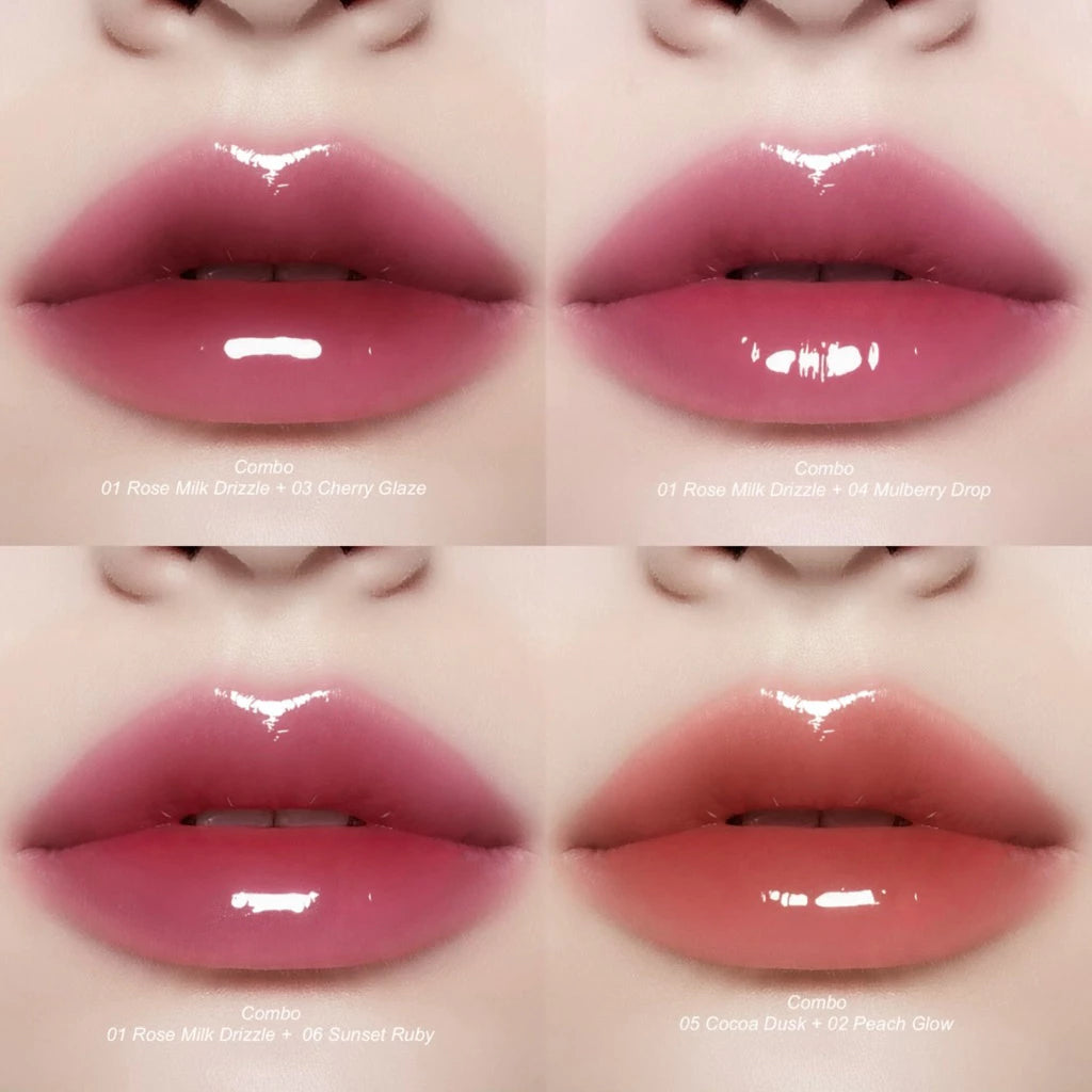 ⛔️(Pre-order) MILABELLE Glossy Fix Tint ลิปกลอสทิ้นท์ปากฉ่ำ เม็ดสีชัด ติดทนนาน 4g.