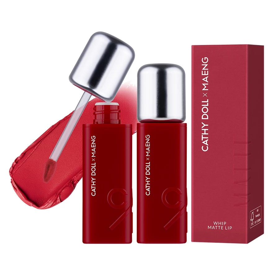 (Pre-order) Cathy Doll x Maeng Whip Matte Lip 2.8g (มี10เฉดให้เลือก)