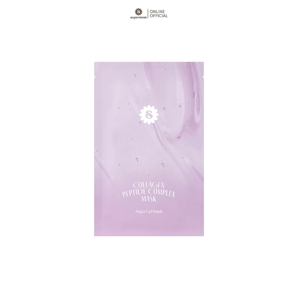 ⛔️ (Pre-order) SUPERMOM l AQUA GEL MASK มาส์กชีท แผ่นบาง แนบหน้า แบบซอง 1 แผ่น (เลือกสูตรได้)