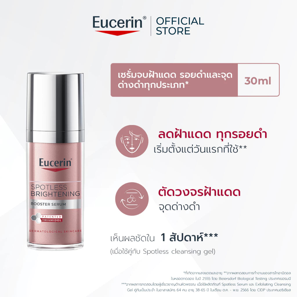 ⛔️ (Pre-order) Eucerin Spotless Thiamidol Serum  เซรั่มจัดการฝ้าแดด กระ จุดด่างดำ 30 ml