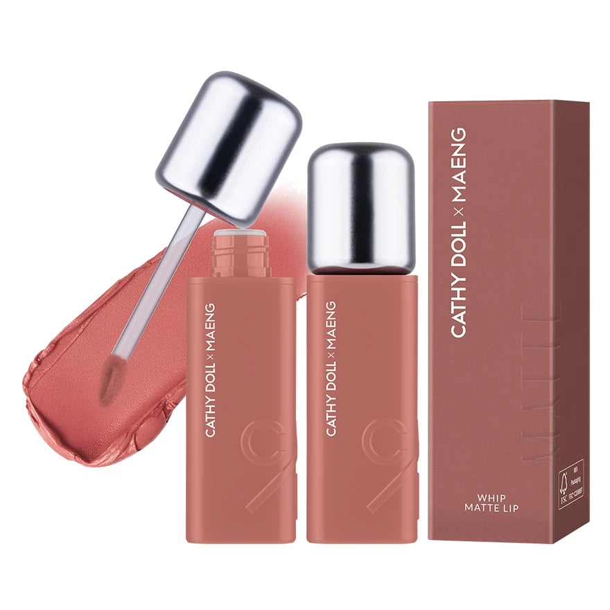 (Pre-order) Cathy Doll x Maeng Whip Matte Lip 2.8g (มี10เฉดให้เลือก)