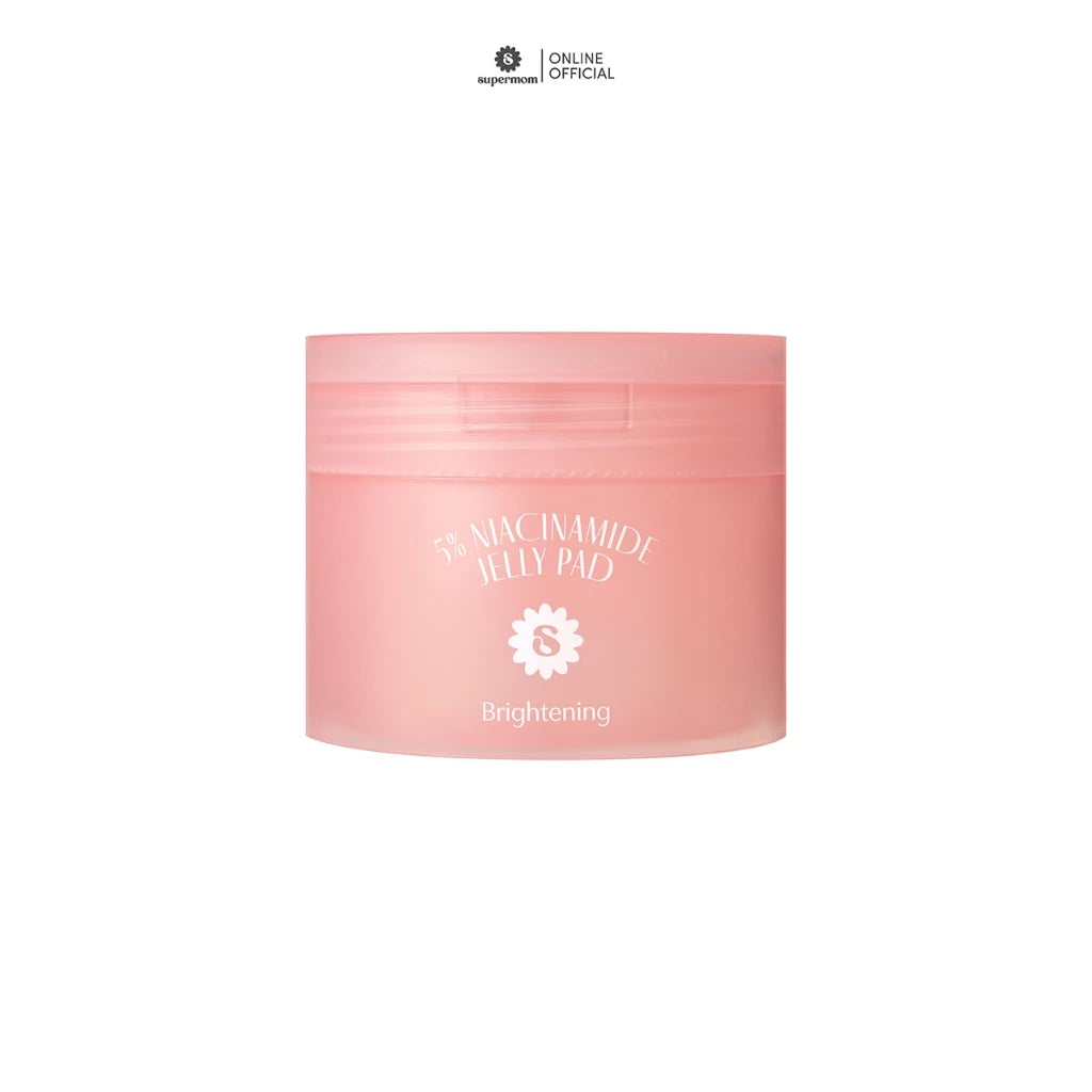 (Pre-order) SUPERMOM JELLY PAD Toner Pad &amp; Mini Mask โทนเนอร์แพดเนื้อเจลลี่ 60แผ่น