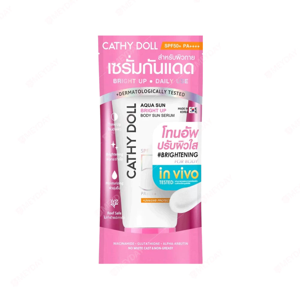 (Pre-order) Cathy Doll Aqua Up Body Sun Serum SPF50+ PA++++ 50ml (มี3สูตรให้เลือก)