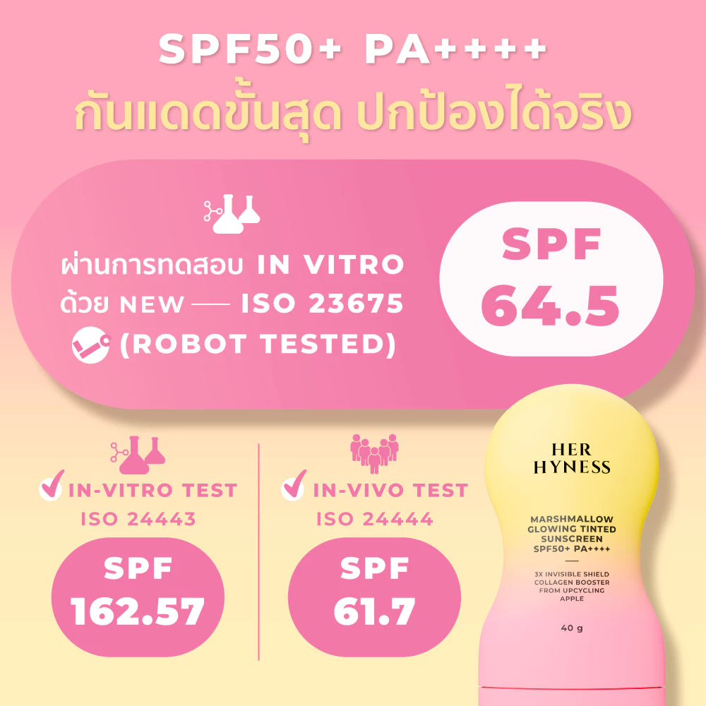 Her Hyness Marshmallow Tint Sunscreen SPF50+ PA++++ 40 g
