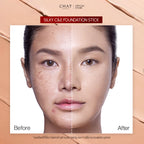 CHAT Silky C&E Foundation Stick รองพื้นสติ๊กน้องฉัตร ปาดเดียวสวยเป๊ะ (มี4เฉด)