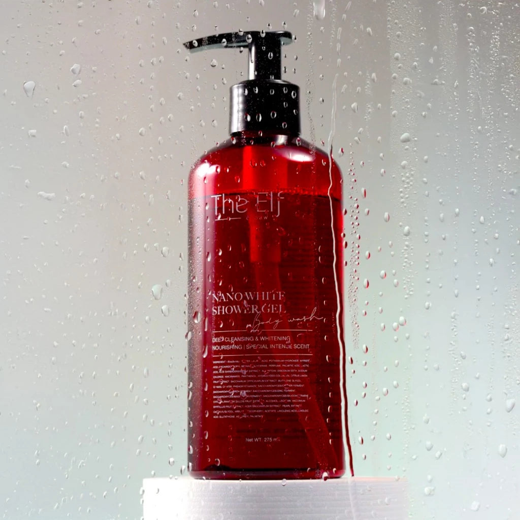 The ELF Nano White Shower Gel Body Wash ดิเอลฟ์ เจลอาบน้ำตัวหอม หอมแฟนหลง 275ml.