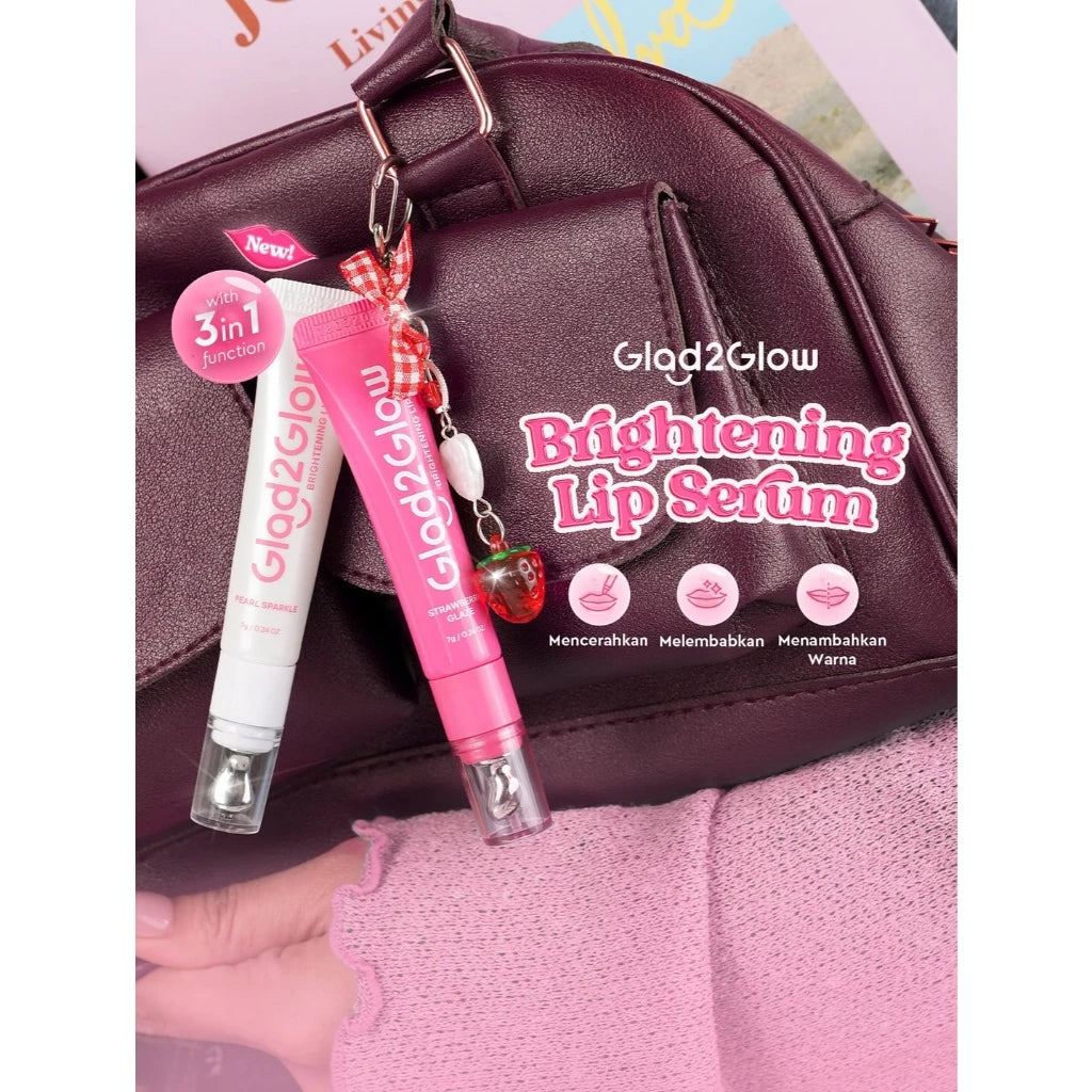 ⛔️ (Pre-order) GLAD2GLOW Brightening Lip Serum ลิปเซรั่มเจลลี่เปลี่ยนออยล์ ฉ่ำวาว  7g