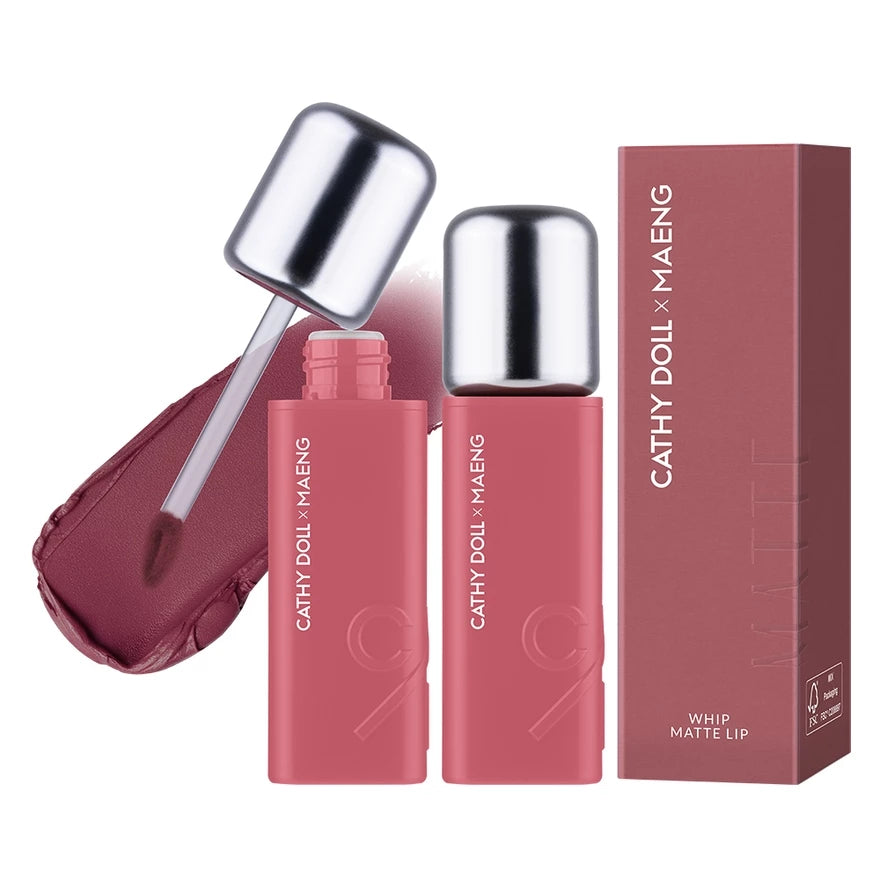 (Pre-order) Cathy Doll x Maeng Whip Matte Lip 2.8g (มี10เฉดให้เลือก)
