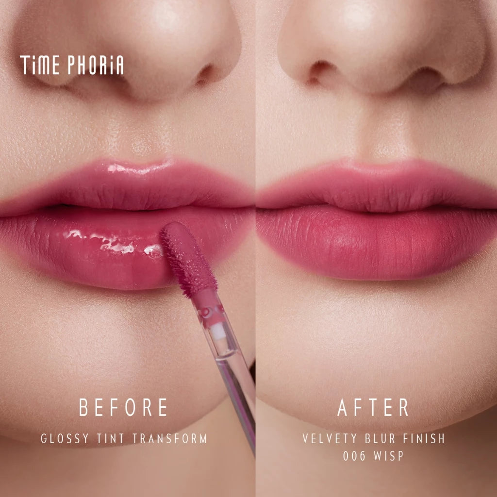 ⛔️ (Pre-order) TIME PHORIA Altera Blurring Lip Tint ลิปทิ้นท์เนื้อฉ่ำวาว 4g.