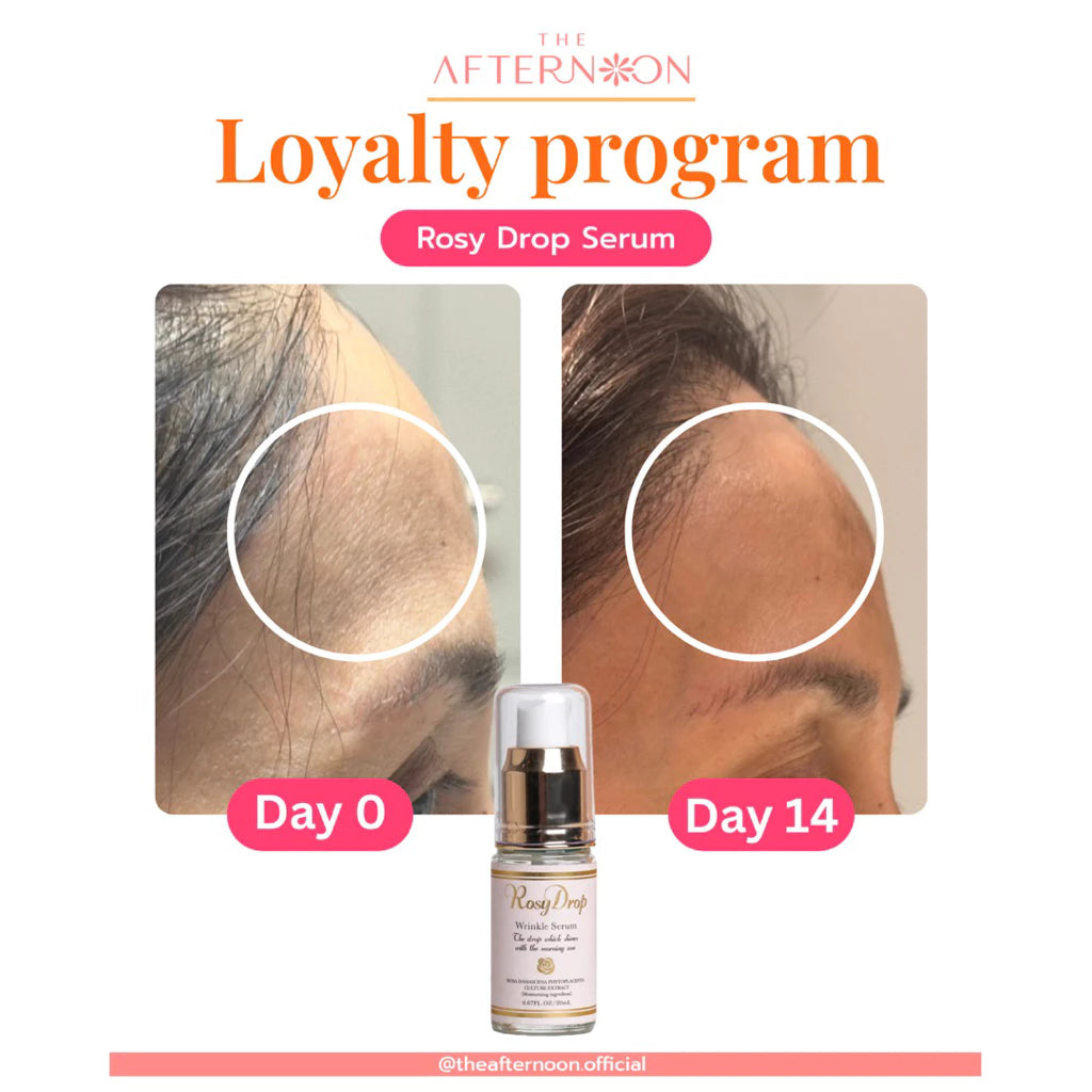⛔️ (Pre-order) The Afternoon  Rosy Drop Wrinkle Serum เซรั่มลดริ้วรอย ฟื้นฟูผิวให้เด้งกระชับ 20ml