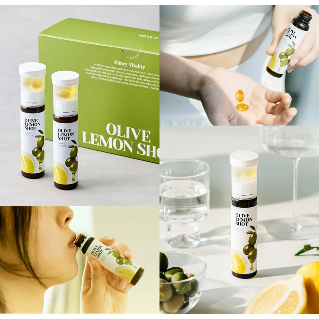 LATIB Olive Lemon Shot น้ำมันมะกอกเลม่อนช็อต 1 ขวด