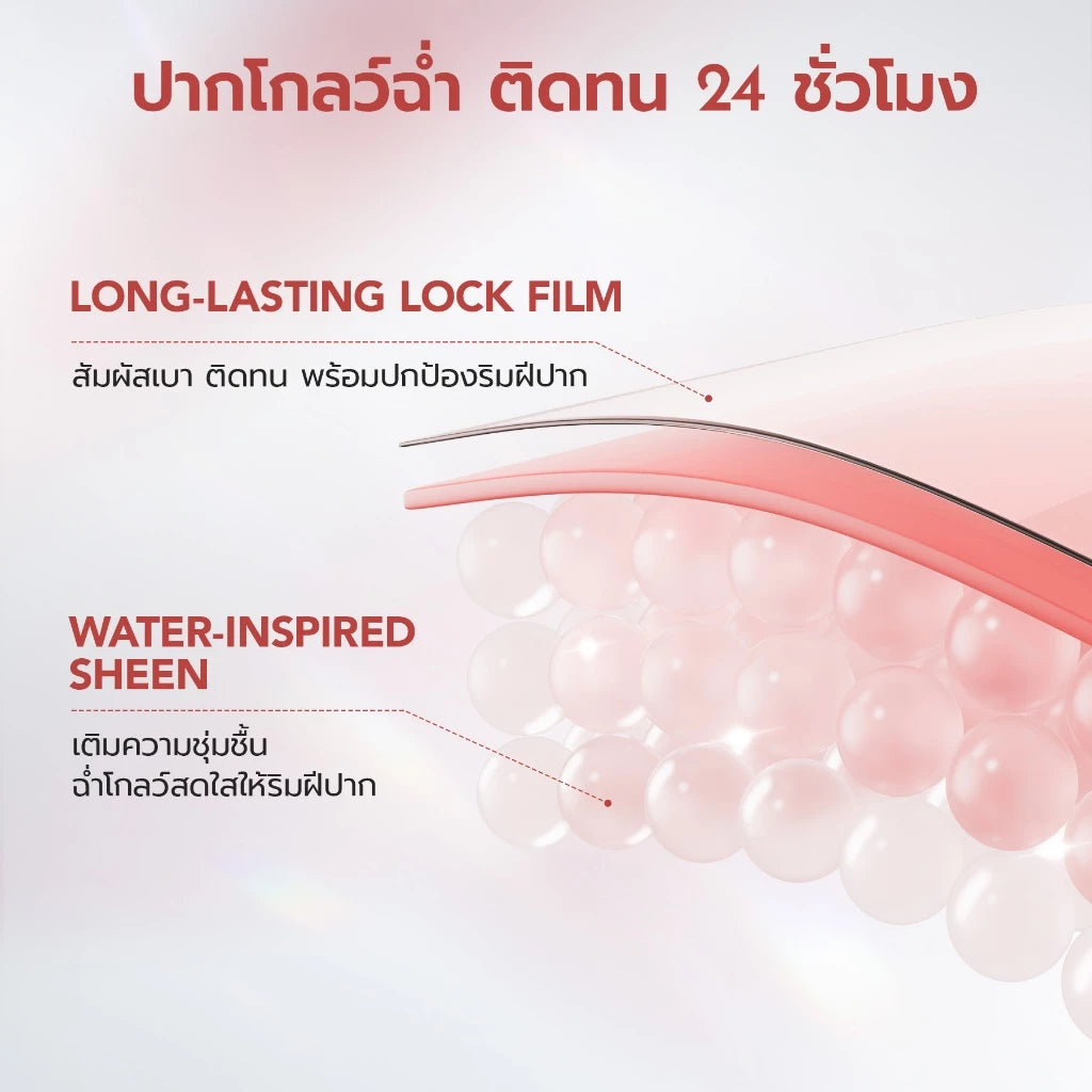 ⛔️ (Pre-order) YOU Cloud Paint Glassy Glow Lip Tint ลิปทินท์ ฟินิชฉ่ำวาว เนื้อบางเบา ล็อกสี ชุ่มชื้น 24 ชม. 3g.
