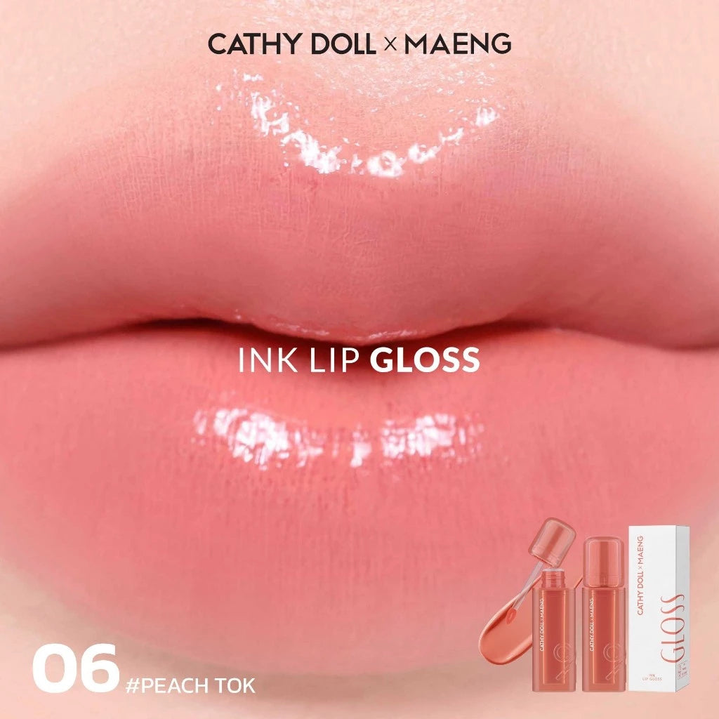 (Pre-order) Cathy Doll x Maeng Ink Lip Gloss 3.2g ลิปกลอสเนื้อฉ่ำ (มี10เฉดให้เลือก)