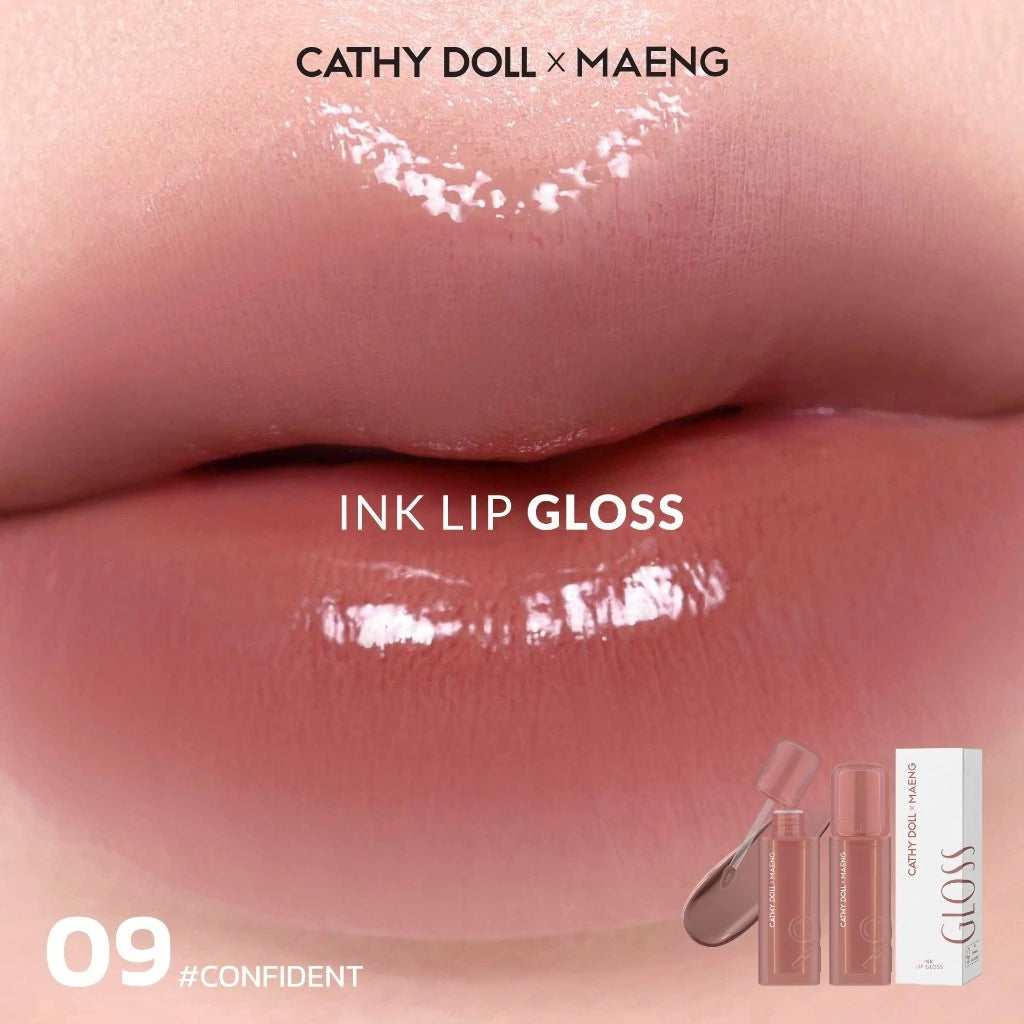 (Pre-order) Cathy Doll x Maeng Ink Lip Gloss 3.2g ลิปกลอสเนื้อฉ่ำ (มี10เฉดให้เลือก)