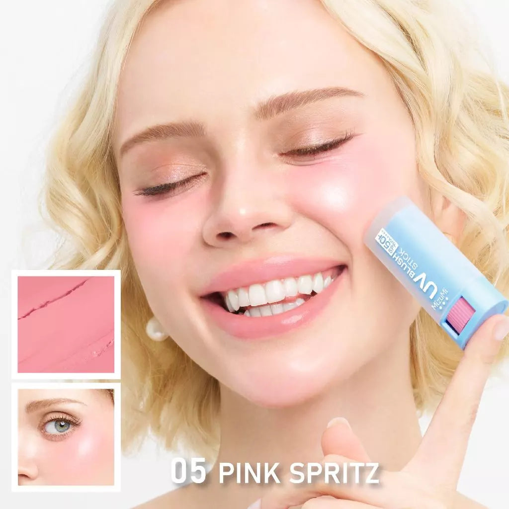 ⛔️ (Pre-order) MizuMi UV Blush Stick SPF50+ PA++++ บลัชกันแดด แก้มกระจก (มีเฉดให้เลือก)