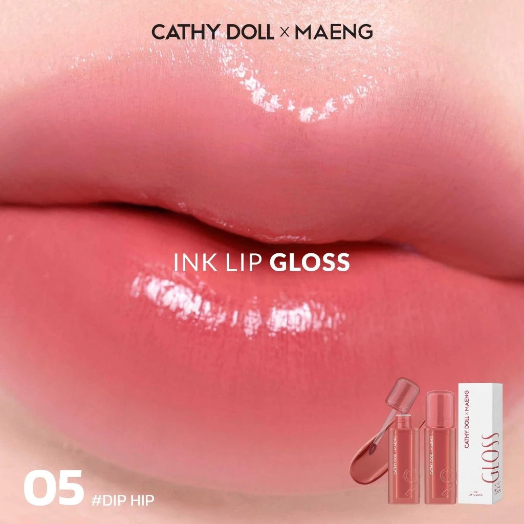 (Pre-order) Cathy Doll x Maeng Ink Lip Gloss 3.2g ลิปกลอสเนื้อฉ่ำ (มี10เฉดให้เลือก)