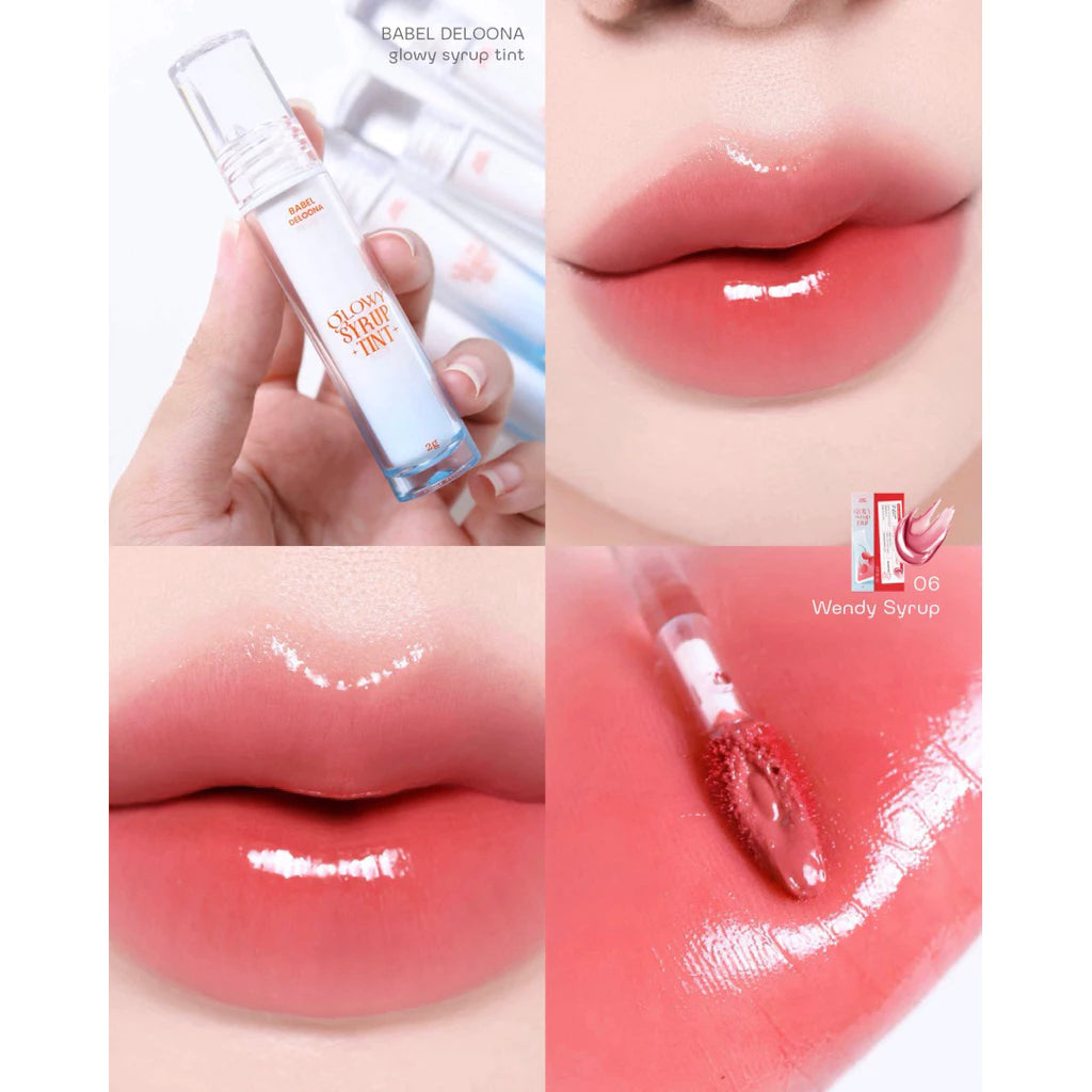 (Pre-order) BABEL DELOONA Glowy Syrup Tint ลิปไซรัป ทินต์ทิ้งสเตน 2g.
