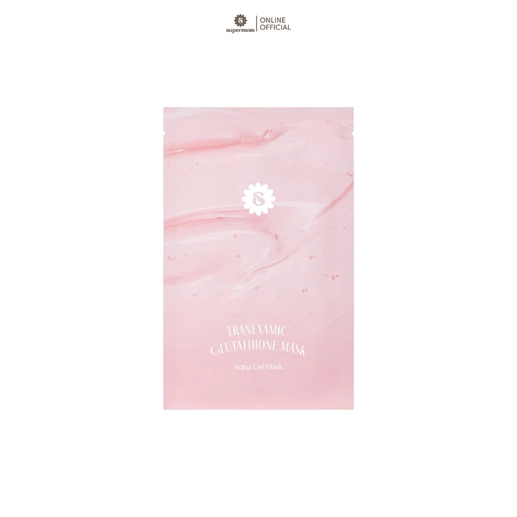⛔️ (Pre-order) SUPERMOM l AQUA GEL MASK มาส์กชีท แผ่นบาง แนบหน้า แบบซอง 1 แผ่น (เลือกสูตรได้)