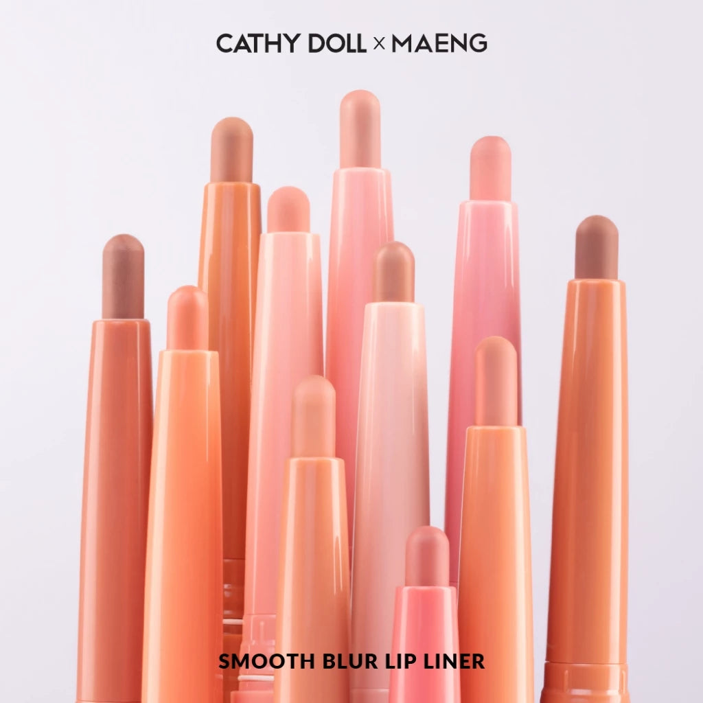 ⛔️ (Pre-order) Cathy Doll x Maeng Smooth Blur Lip Liner 0.4g (มี12เฉดให้เลือก)
