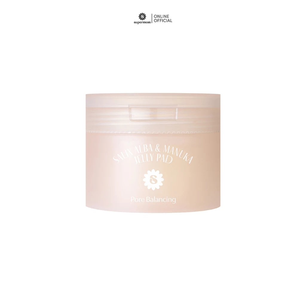 (Pre-order) SUPERMOM JELLY PAD Toner Pad &amp; Mini Mask โทนเนอร์แพดเนื้อเจลลี่ 60แผ่น