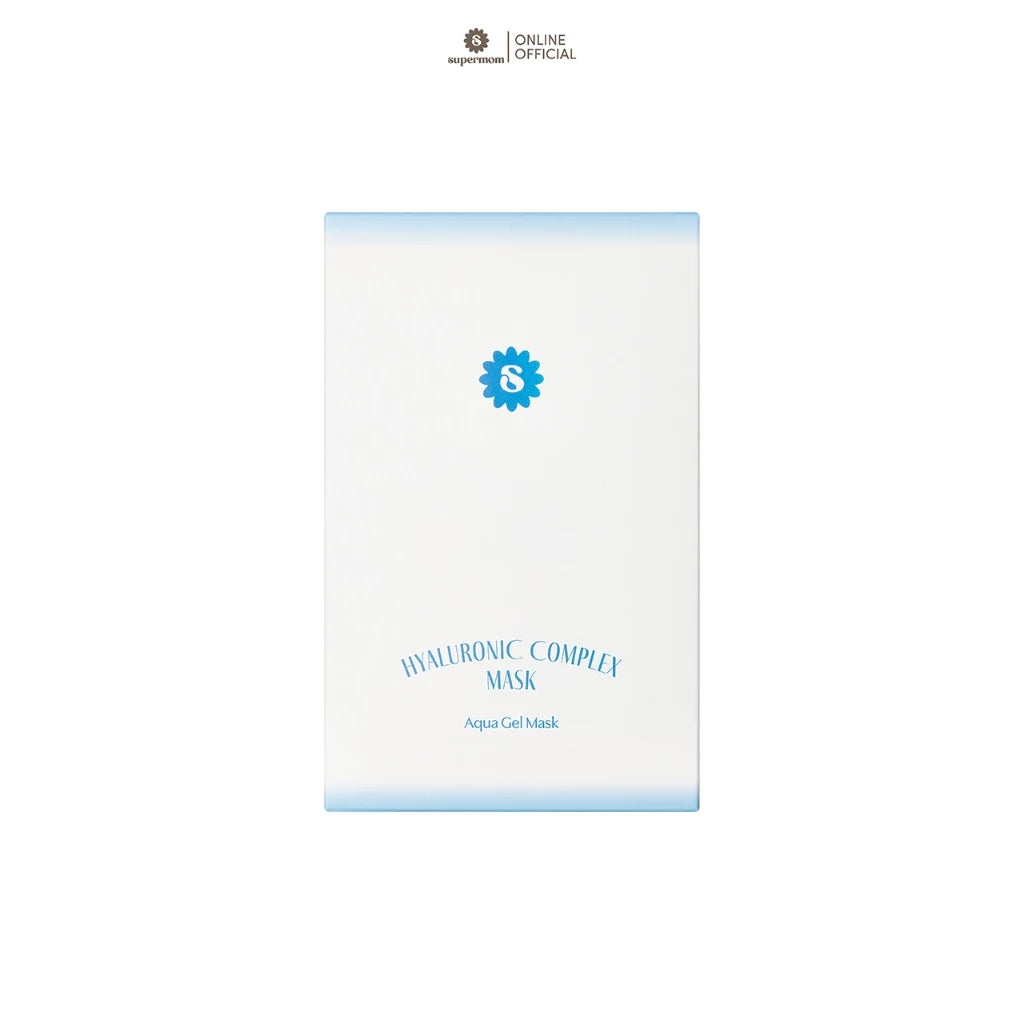 (Pre-order) SUPERMOM AQUA GEL MASK  มาส์กชีทเนื้อเจล แผ่นบางใส 30ml x 5 แผ่น