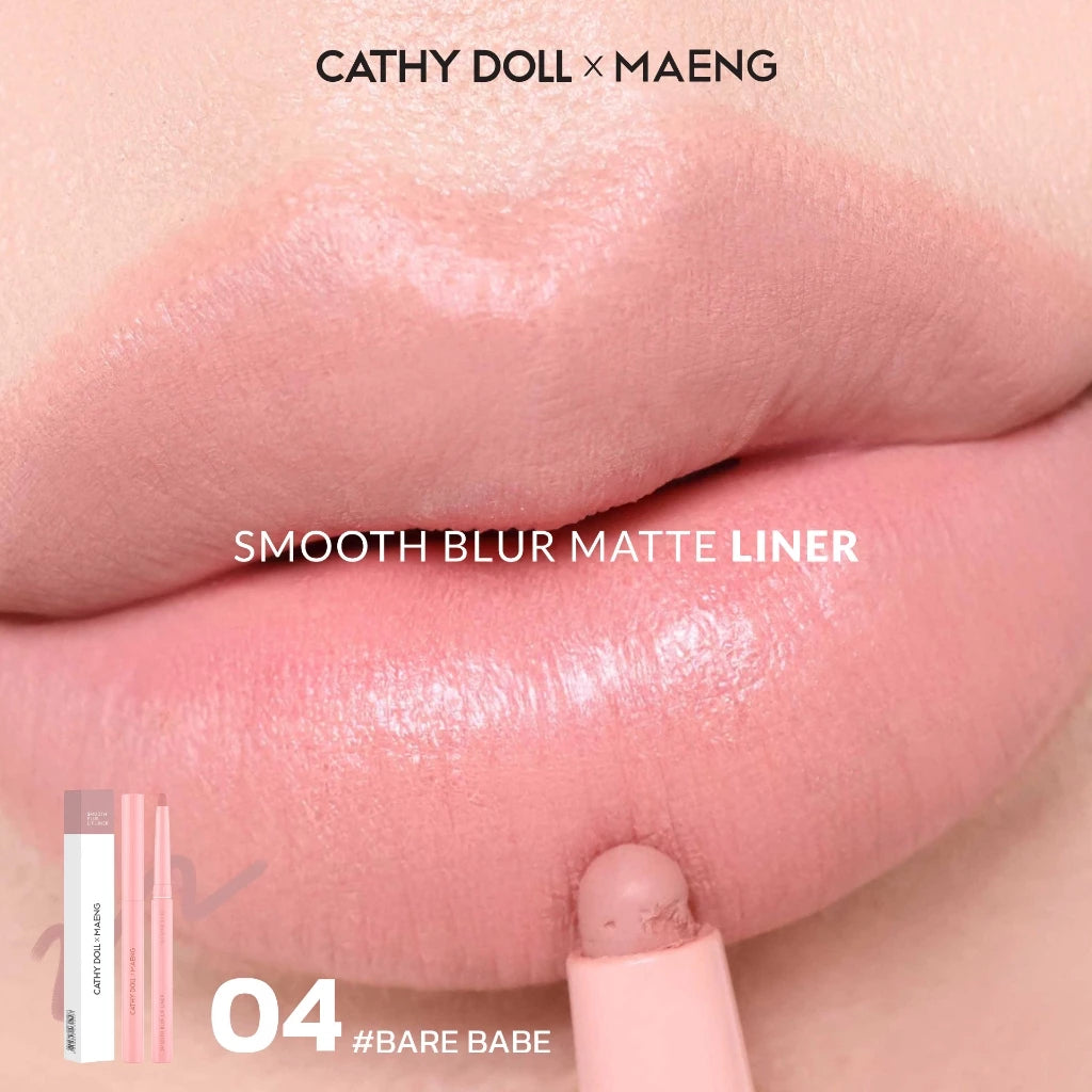 (Pre-order) Cathy Doll x Maeng Smooth Blur Lip Liner 0.4g (มี12เฉดให้เลือก)