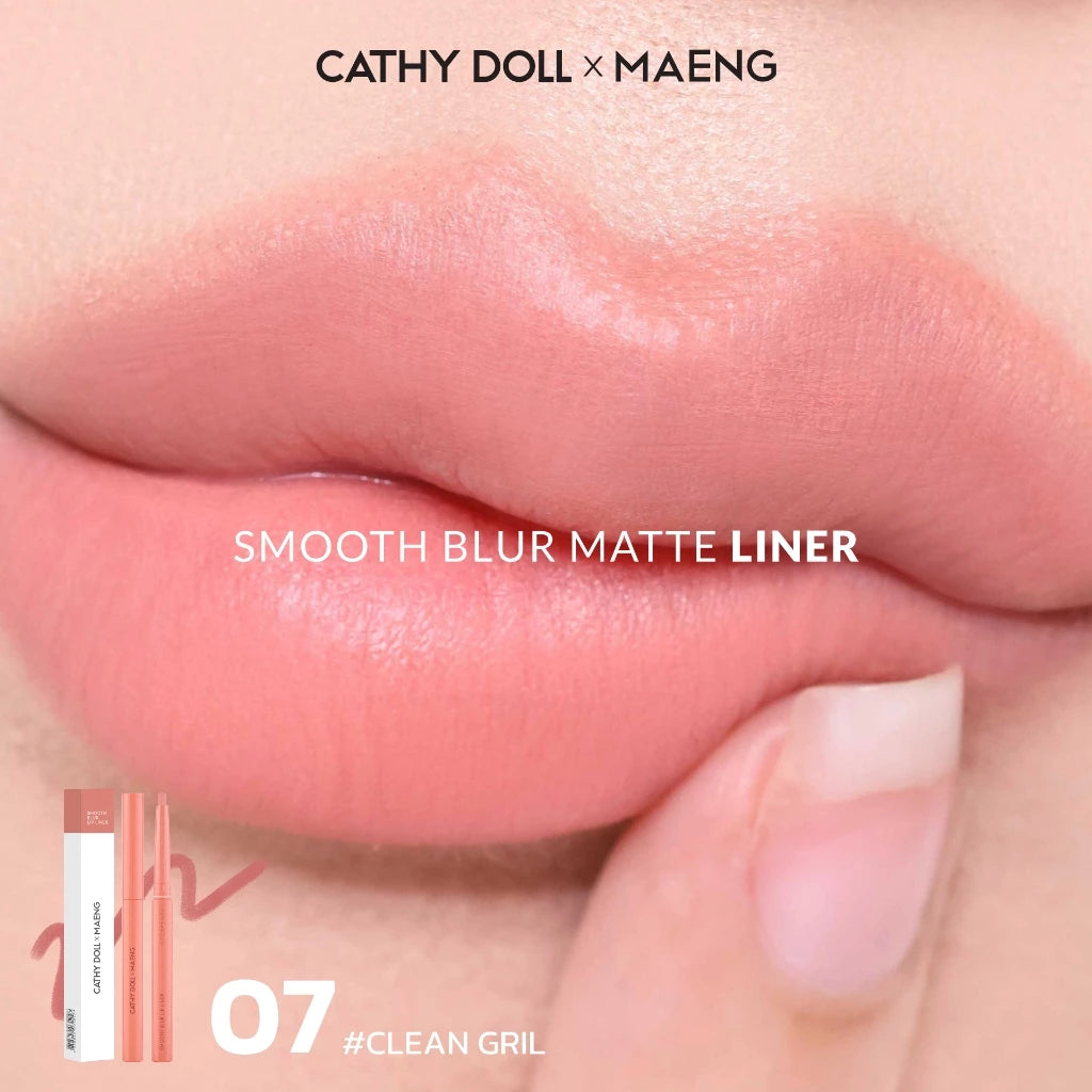(Pre-order) Cathy Doll x Maeng Smooth Blur Lip Liner 0.4g (มี12เฉดให้เลือก)