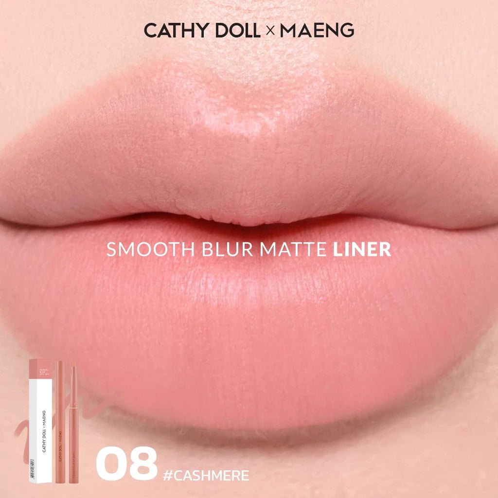 (Pre-order) Cathy Doll x Maeng Smooth Blur Lip Liner 0.4g (มี12เฉดให้เลือก)