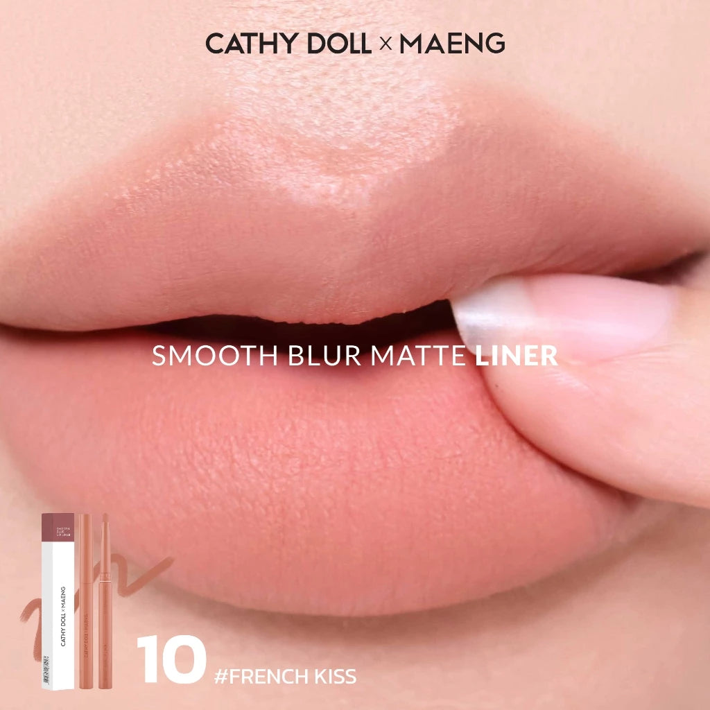 (Pre-order) Cathy Doll x Maeng Smooth Blur Lip Liner 0.4g (มี12เฉดให้เลือก)
