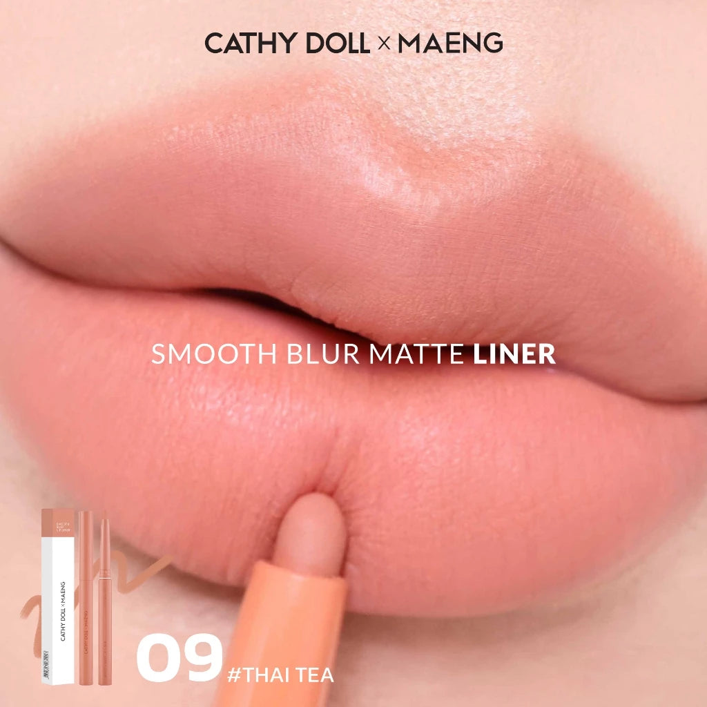 (Pre-order) Cathy Doll x Maeng Smooth Blur Lip Liner 0.4g (มี12เฉดให้เลือก)