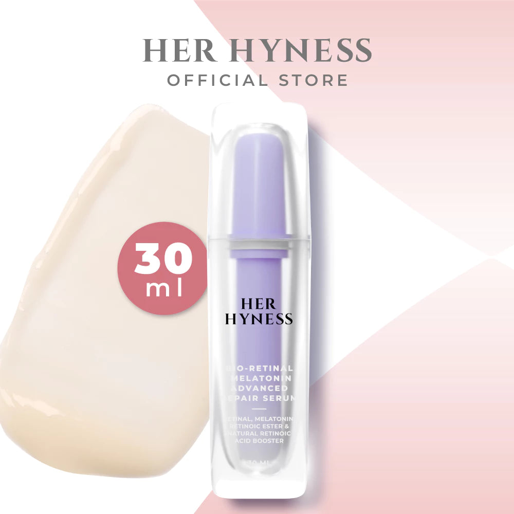 ⛔️ (Pre-order) Her Hyness Bio-Retinal Melatonin Advanced Repair Serum เซรั่มเรติแนลบำรุงผิวยามค่ำคืน 30ml