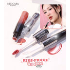 ⛔️ (Pre-order) NEE CARA N418 Kiss-Proof Lip Gloss เนื้อบางเบา ชุ่มชื้น ไม่หนักปาก ลิปโกลว์วาว 2in1 6g.