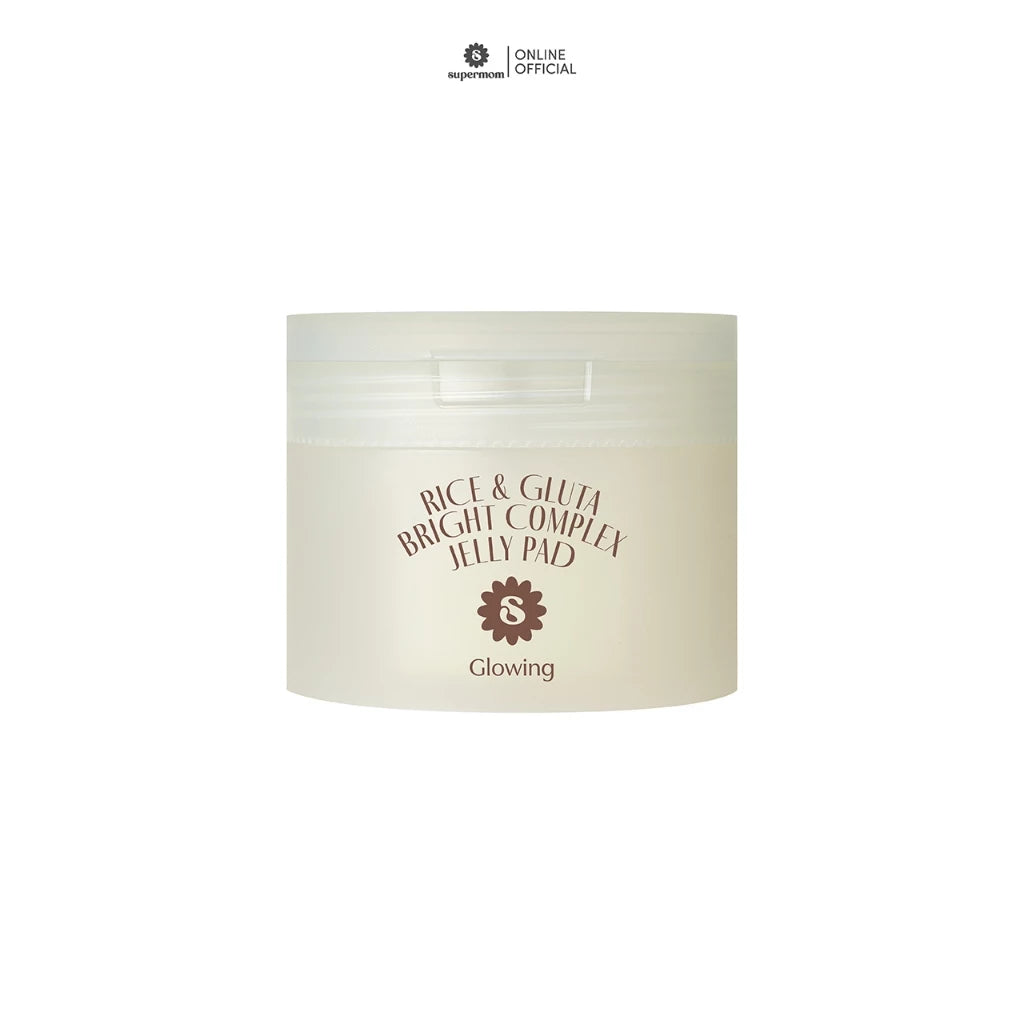 (Pre-order) SUPERMOM JELLY PAD Toner Pad &amp; Mini Mask โทนเนอร์แพดเนื้อเจลลี่ 60แผ่น