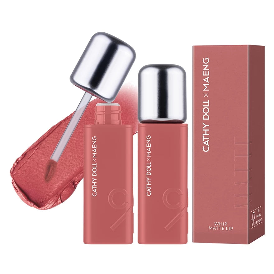 (Pre-order) Cathy Doll x Maeng Whip Matte Lip 2.8g (มี10เฉดให้เลือก)