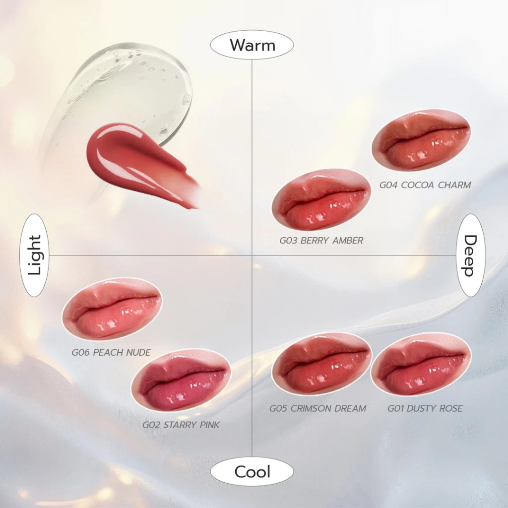 ⛔️ (Pre-order) YOU Cloud Paint Glassy Glow Lip Tint ลิปทินท์ ฟินิชฉ่ำวาว เนื้อบางเบา ล็อกสี ชุ่มชื้น 24 ชม. 3g.
