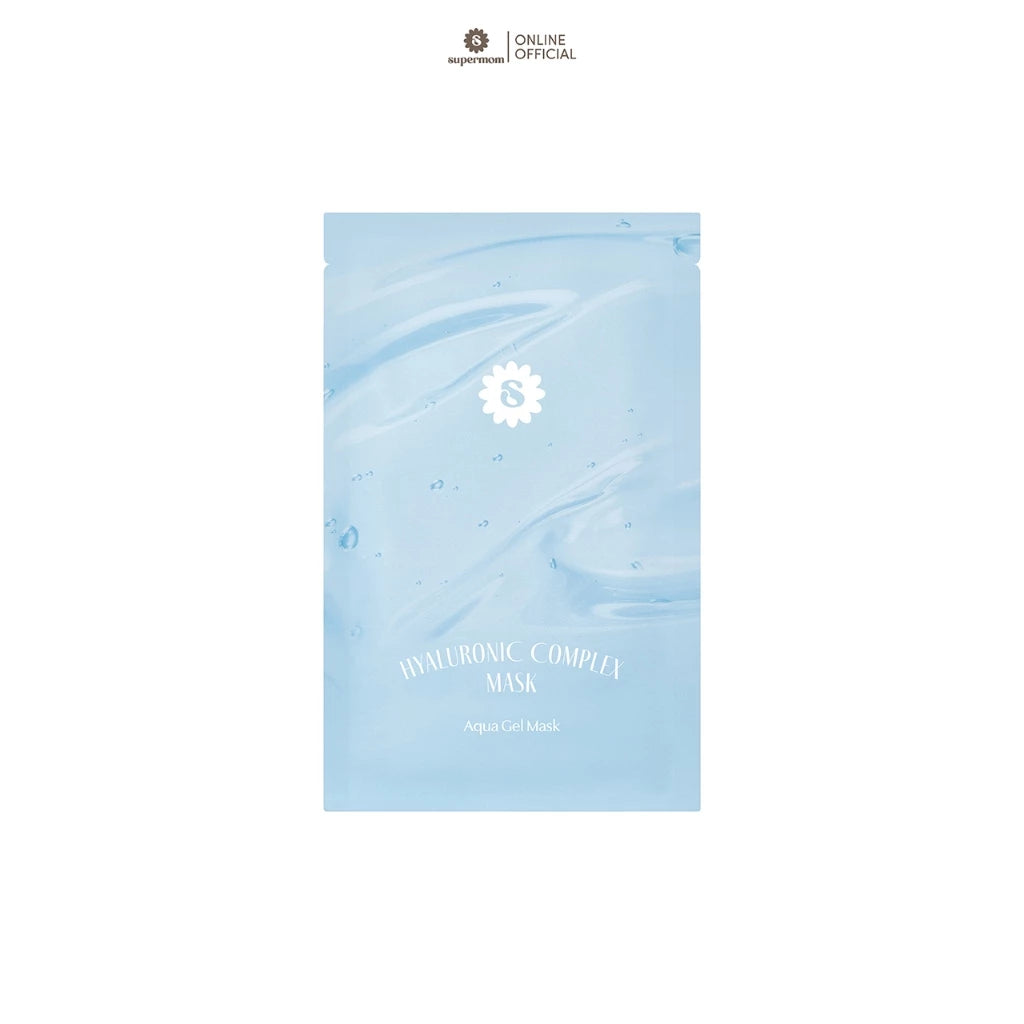 ⛔️ (Pre-order) SUPERMOM l AQUA GEL MASK มาส์กชีท แผ่นบาง แนบหน้า แบบซอง 1 แผ่น (เลือกสูตรได้)