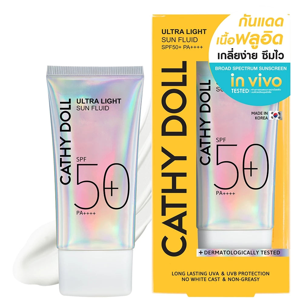 (Pre-order) Cathy Doll Ultra Light Sun Fluid SPF50+ PA++++ 40ml