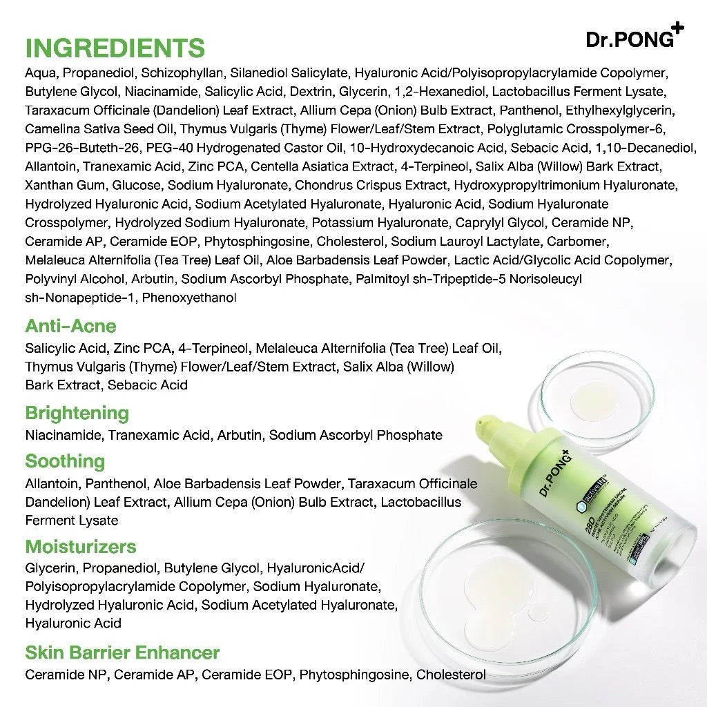 สูตรใหม่ ✨ DR PONG 28D Acne activeIN™ เซรั่มช่วยเคลียร์สิวจากต้นตอ 30ml