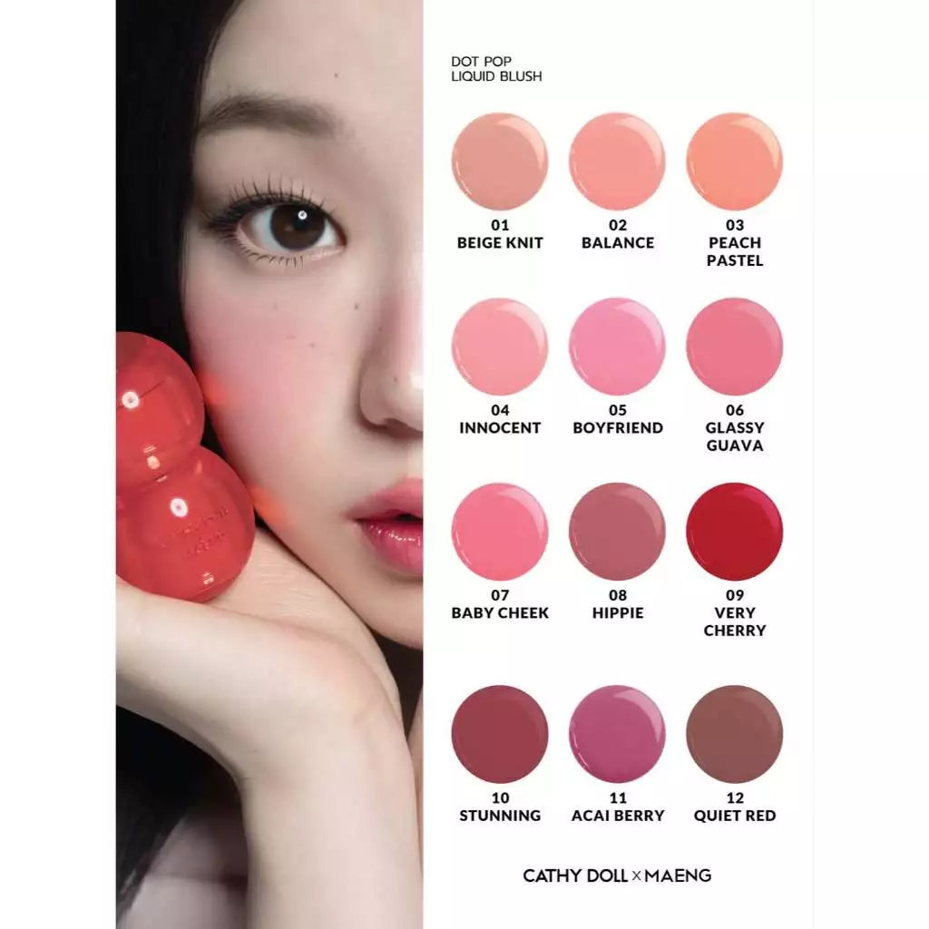 ⛔️ (Pre-order) Cathy Doll x Maeng Dot Pop Liquid Blush 4g